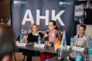 Dr. Kathrin Isele (Bundesministerium für Wirtschaft und Energie), Kristine Faenger (BIBB), Charlotte Schuchard (enviacon international)